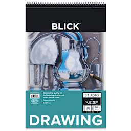 Blick Studio Drawing Pad - 12" x 18", 30 Sheets, front of pad