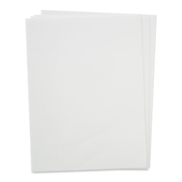 Ink Block Printing Pack - 9" x 12", Bleached Mulberry, 25 Sheets out of packaging