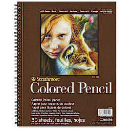 Strathmore 400 Series Colored Pencil Pad - 12" x 9", 30 Sheets, 100 lb