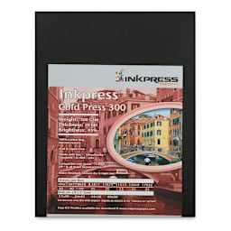 Inkpress Cold Press 300 Paper - Top cover of 25 sheet pad