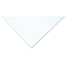 Bienfang Gridded Paper Pad - 11" x 17", close-up of a 4 x 4 Grid sheet