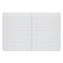 Roaring Spring Composition Notebook - 9-3/4" x 7-1/2", Ruled, Purple, open