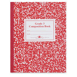Primary Composition Notebooks - Front cover of 3d Grade level notebook
