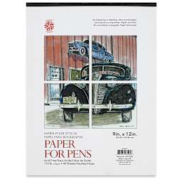 Pentalic Paper For Pens Pad - 9'' x 12'', 40 Sheets