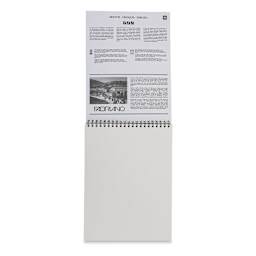 Fabriano 1264 Sketch Pad, 11" x 14", Spiral, 100 Sheets, Portrait, Open