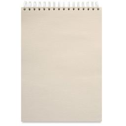 SMLT Art Cream Wirebound Sketch Pad - 8-1/4" x 11-3/4", 100 Sheets (sample of paper in pad)