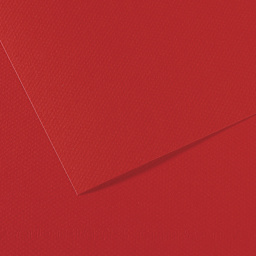 Canson Mi-Teintes Drawing Papers - 8-1/2" x 11", Bright Red, 25 Sheets