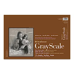 Strathmore 400 Series Gray Scale Pad - 12" x 18", 15 Sheets