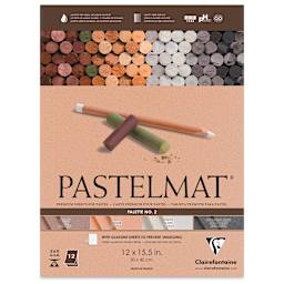 Clairefontaine Pastelmat Pad - Front cover of Palette No. 2, 12-Sheet Pad