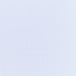 Clearprint Drafting and Design Fade-Out Vellum -Front view of One sheet of Vellum with 8 x 8 Grid