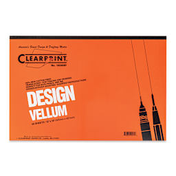 Clearprint 1000H Drafting Vellum Pad - 12" x 18", 50 Sheets, front