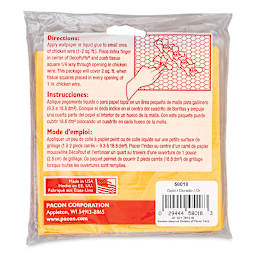 Pacon Decopuffs - Back of package of 300 Gold Sheets