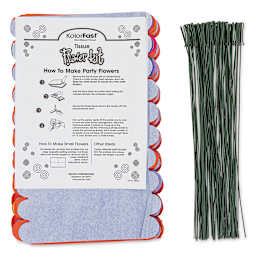 Tissue Flower Kit, 84 Flower Kit (out of packaging)