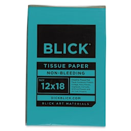 Blick Art Tissue - 12" x 18", Turquoise, 50 Sheets