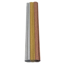 Lia Griffith Crepe Paper - 3 colors of paper in Full Size Metallic Collection Set shown