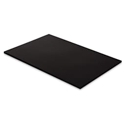 Blick Premium Colored Art Paper - 12" x 18", Black, 50 Sheets, stacked