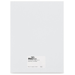 RiteCo Construction Paper - Bright White, 9" x 12", 50 Sheets