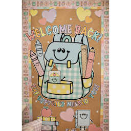 Fadeless Schoolgirl Style Bulletin Paper - Banner Backdrop, 47-1/4" x 25' Roll, example