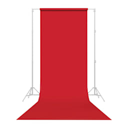 Savage Widetone Background Paper Roll - 53" x 12 yds, Primary Red