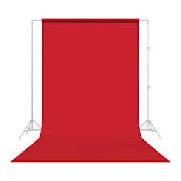 Savage Widetone Background Paper Roll - 86" x 12 yds, Primary Red