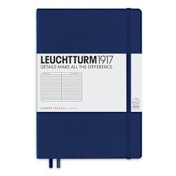 Leuchtturm1917 Ruled Hardbound Notebook - Navy, 5-3/4" x 8-1/4"