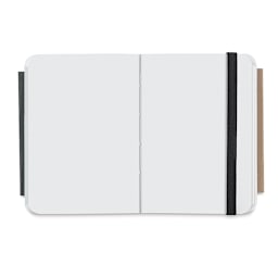 Pentalic Recycled Traveler's Sketchbook - 4-1/8" x 2-7/8", Black
