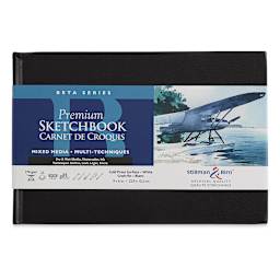 Stillman & Birn Beta Series Hardcover Sketchbooks - Front of 6" x 9" sketchbook showing label
