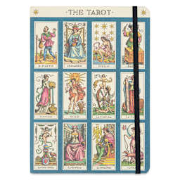 Cavallini Vintage Tarot Large Notebook front cover