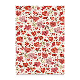 Cavallini Valentine Hearts Gift Wrap