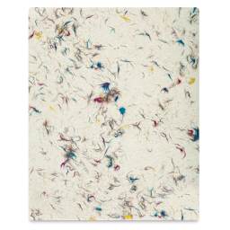 Fiesta Lokta Print Paper - Top view of Full sheet 
