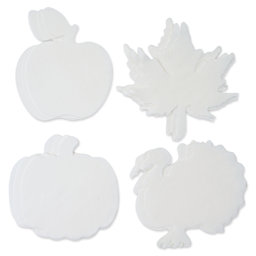 Roylco Color Diffusing Paper Pack - Fall Seasonal Shapes, Pkg of 96