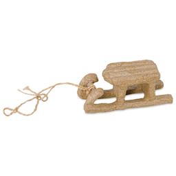 Decopatch Paper Mache Ornament - Sled