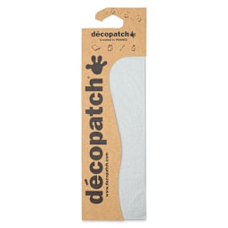 DecoPatch Decorative Papers - Silver, Pkg of 3, 12" x 16", front of packaging