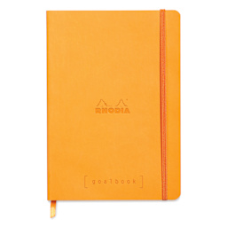 Rhodia Dotted Goalbook - 5-1/2" x 8-3/4", Orange