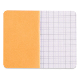 Rhodia Classic Staplebound Notebook - Orange, 4" x 3", Graph