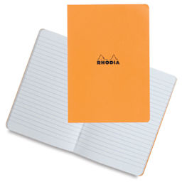 Rhodia Classic Staplebound Notebook - Lined, Orange