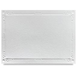 Strathmore Photo Mount Cards and Envelopes - White, Decorative Emboss, Pkg of 50, tecture of card