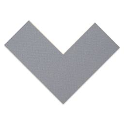 Crescent Pre-Cut Mat - Mid Gray, 16" x 20" (11-1/2" x 15-1/2" Opening), corner