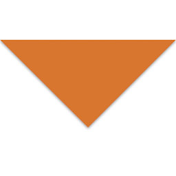 Crescent Select Alpha-Cellulose Matboard - 32" x 40", Mandarin Orange
