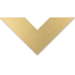 Bainbridge Novacore Matboard - 16" x 20", Metallic Gold