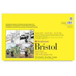Strathmore 300 Sequential Series Bristol Pad - 11" x 17", Vellum, 24 Sheets
