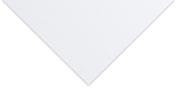 Canson Pure White Drawing Art Board - Closeup of corner showing color and texture