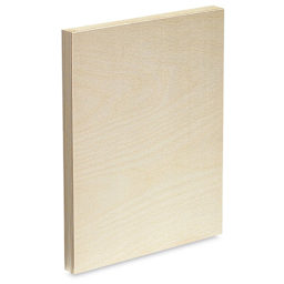 American Easel Wood Wood Painting Panel - 5" x 5" x 7/8", Cradled Panel