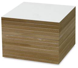 Blick Project Panel Class Packs - Angled view of 12 panels in stack