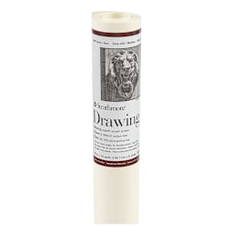 Strathmore 400 Series Smooth Surface Drawing Roll - Shown upright with label