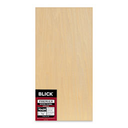 Blick Premier Wood Panel - 10" x 20", 7/8" Traditional Profile, Cradled