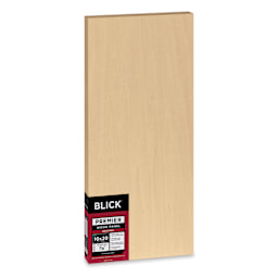 Blick Premier Wood Panel - 10" x 20", 7/8" Traditional Profile, Cradled