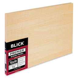 Blick Premier Wood Panel - 12" x 16", 7/8" Traditional Profile, Cradled