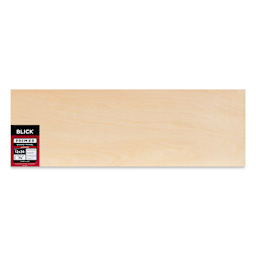 Blick Premier Wood Panel - 12" x 36", 7/8" Traditional Profile, Cradled