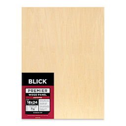 Blick Premier Wood Panel - 18" x 24", 7/8" Traditional Profile, Cradled